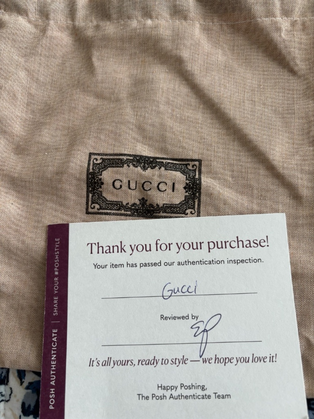 ~ Authentic~ Gucci Beige & Brown GG Supreme Crossbody with Green-Red Web Strap - Picture 7 of 9